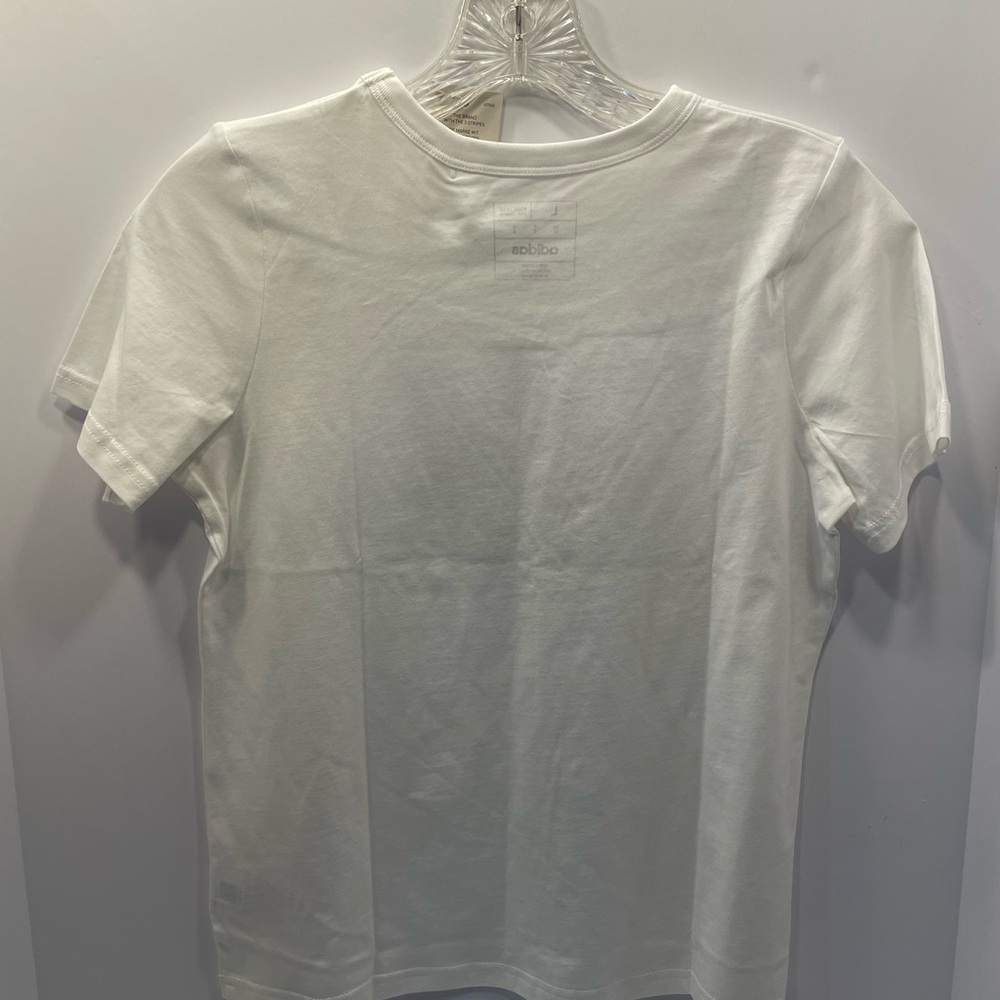 adidas Big Girls Crew Neck Short Sleeve Graphic T-Shirt - Picture 3 of 5
